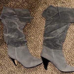 Women’s faux suede slide in boots
